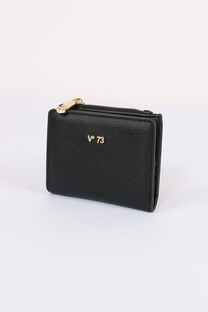Keira Portafoglio Small Zip Around Nero-2