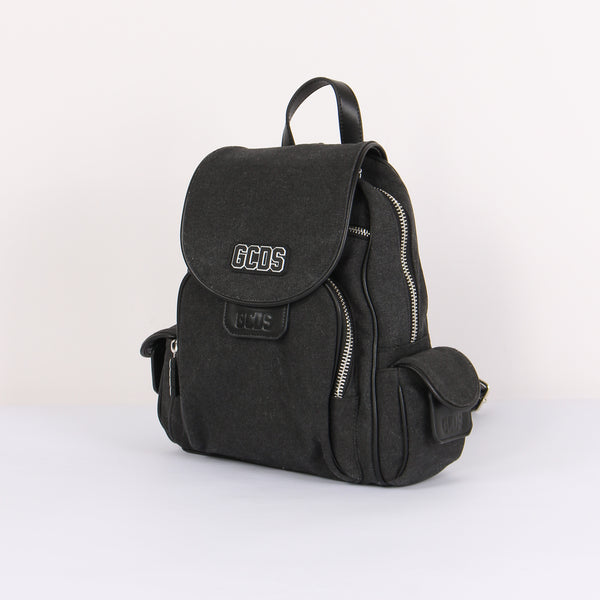 Zaino Denim Logo Black-2