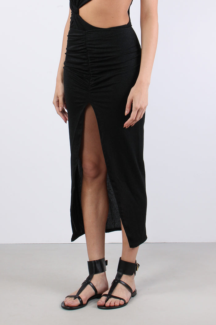 Pareo Lungo Lurex Nero-3