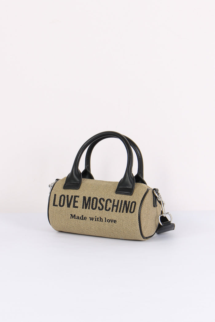 Bauletto Logo Canvas Oro-2