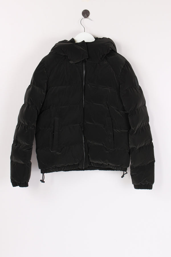 Piumino Opaco Cappuccio Black