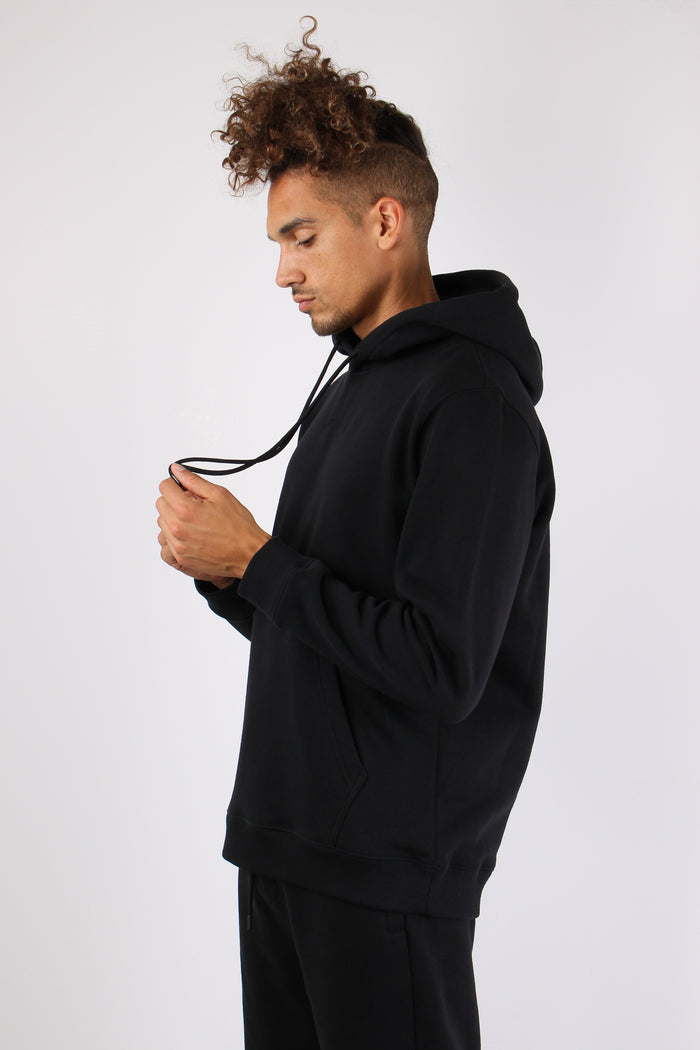 Felpa Cappuccio Logo Nero-3