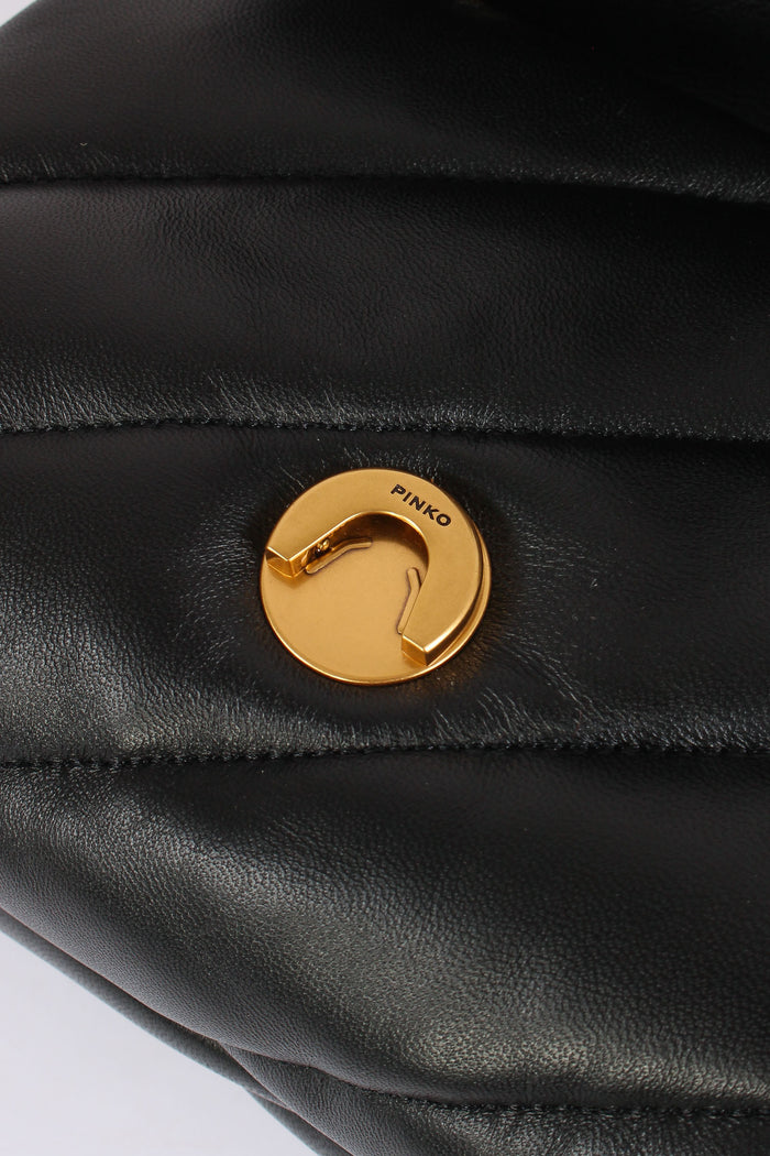 Tracollina Love Puff Mini Small Nero/antique Gold-8