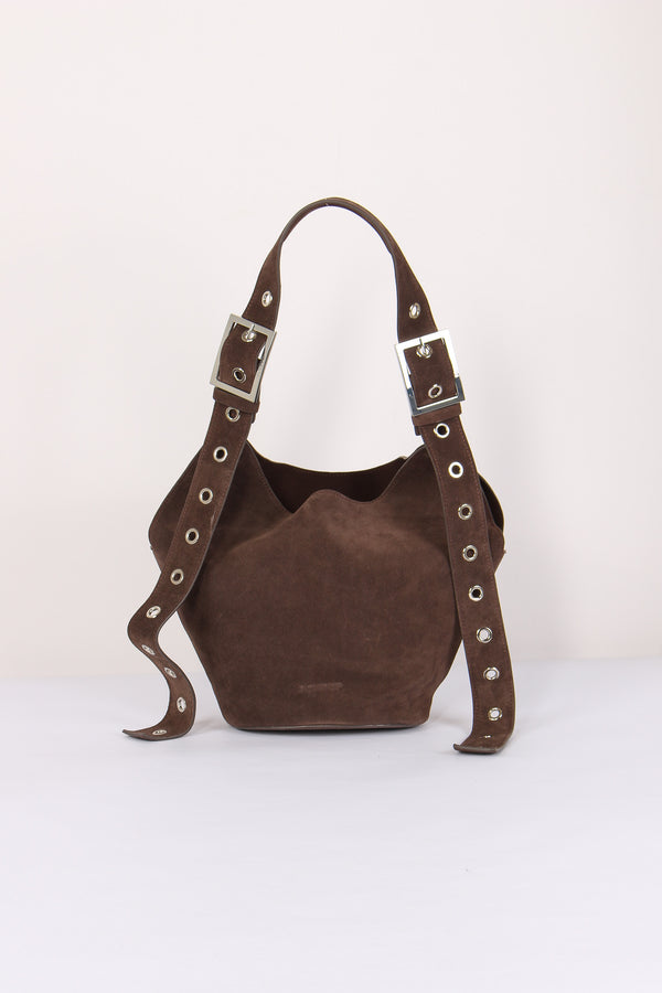 Secchiello Inserto Borchie Brown