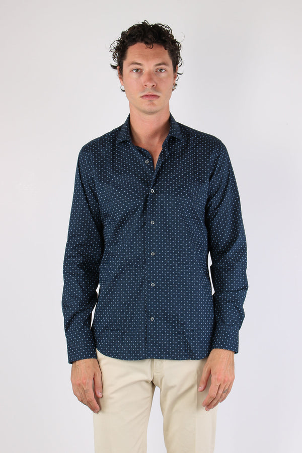 Camicia Fantasia Blu-2