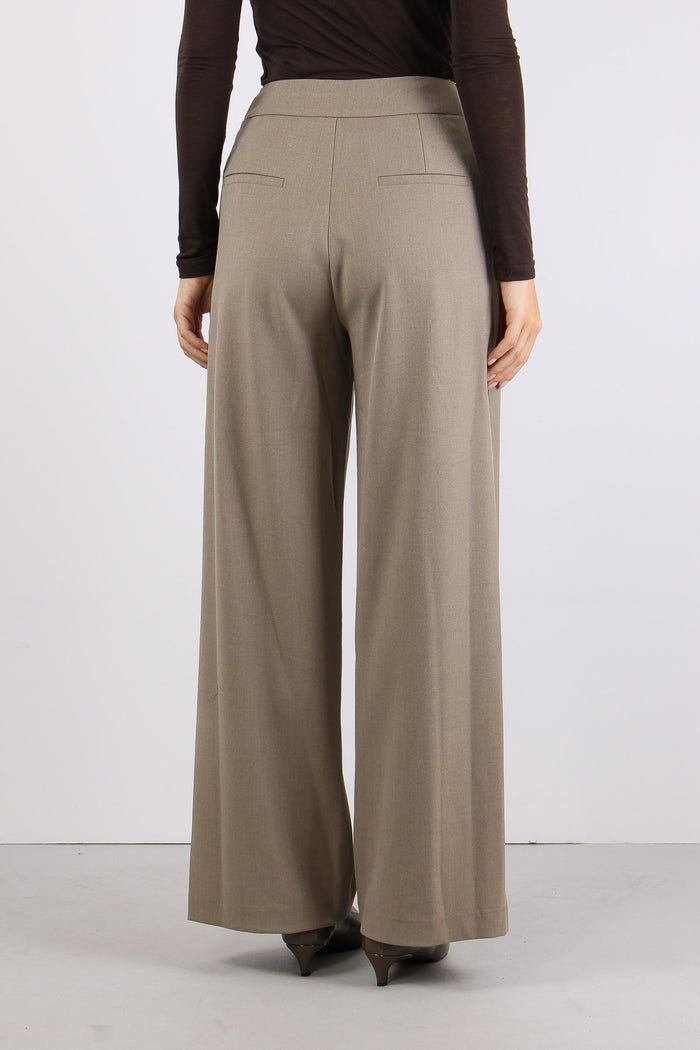 Pantalone Fibbia Laterale Fango-5