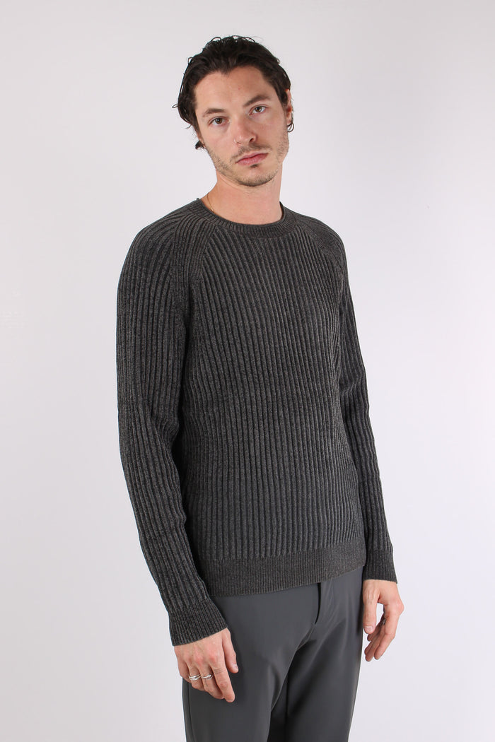 Maglia Girocollo Ciniglia Forest Green-4