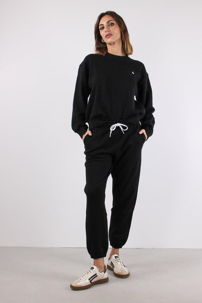 Felpa Logo Pile Polo Black