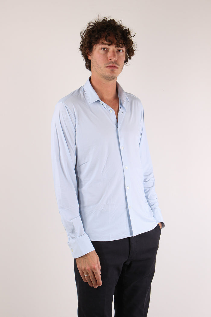 Camicia Oxford Jacquard White Az-6