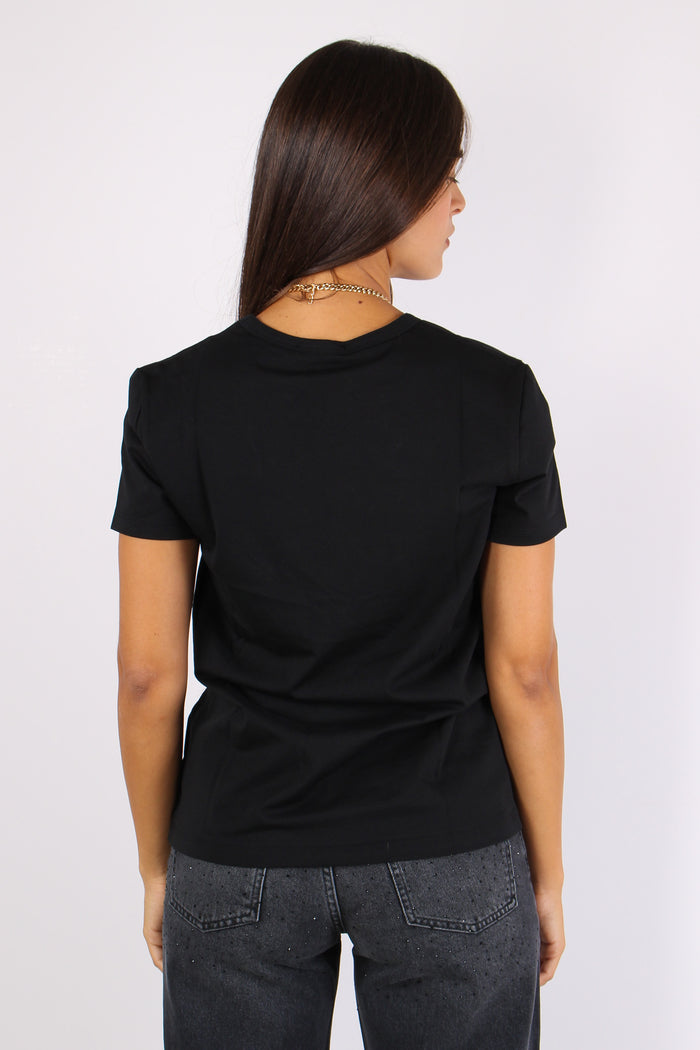 Monile T-shirt Catena Collo Black-3