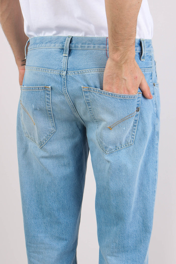 Brighton Denim Rotture Slavato Denim Chiaro-8