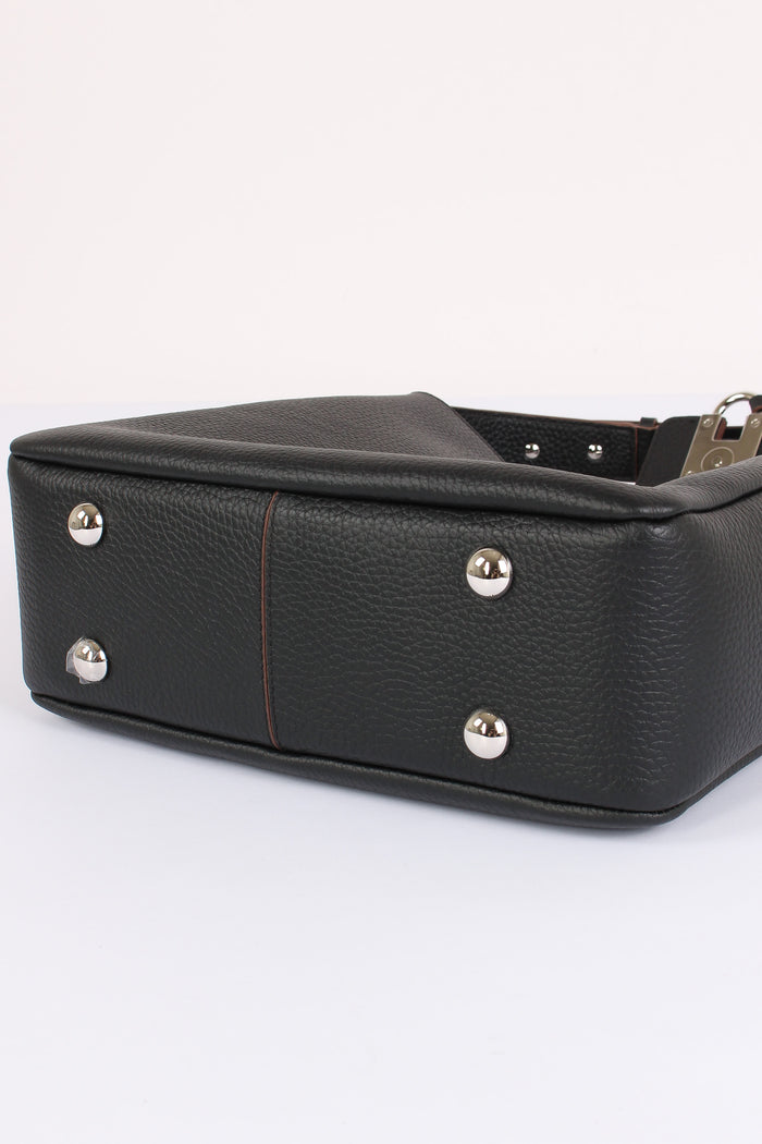 Hobo Pelle Trend Nappa Nero-7