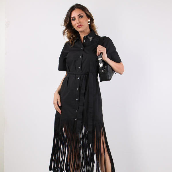 Avigliano Abito Popeline Nero-2