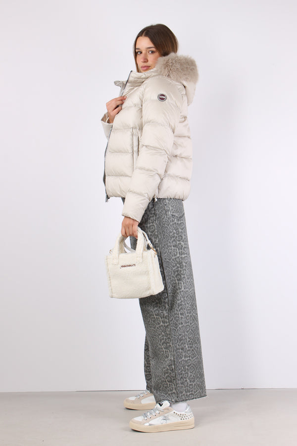 Piumino Over Ecopelliccia Canapa