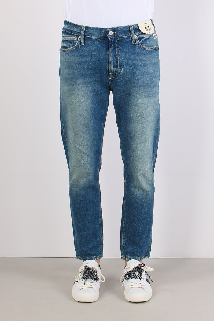 Denim Relaxed Tapared Fit Denim Medio-2