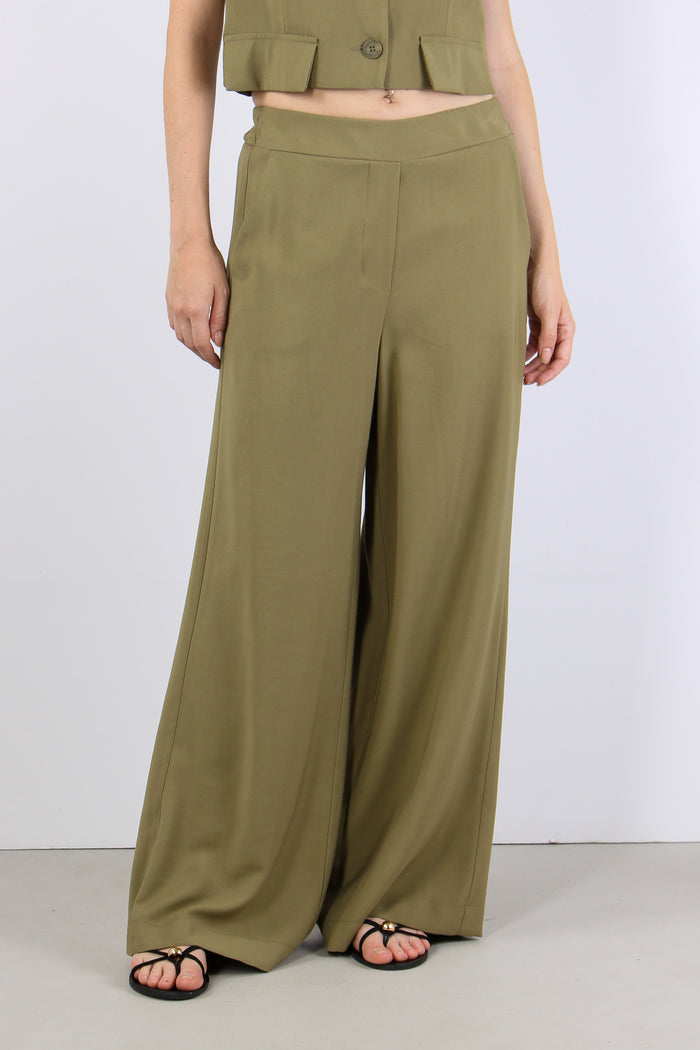 Pantalone Palazzo Misto Viscos Salvia-3