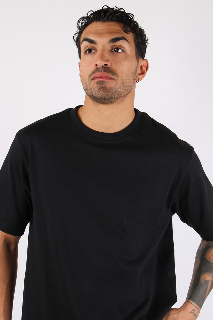 T-shirt Over Jersey Nero-7