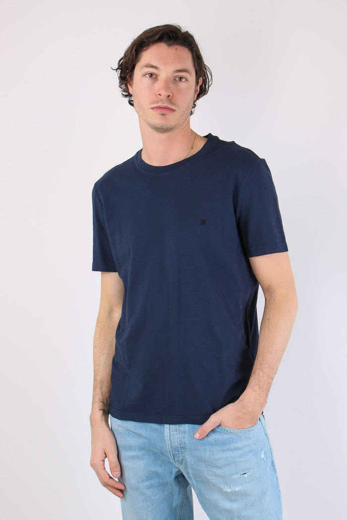 T-shirt Cotone Fiammato Logo Universo-2