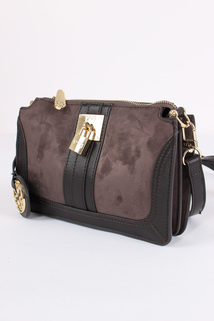 Georgia Pochette Eco Camoscio Antracite-4