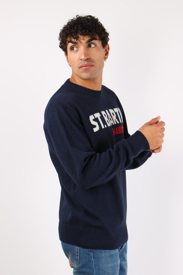 Girocollo St Barth Abitue Blu-5