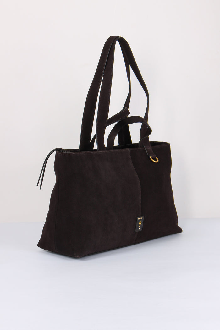 Maxi Shopping Suede Dark Brown-4