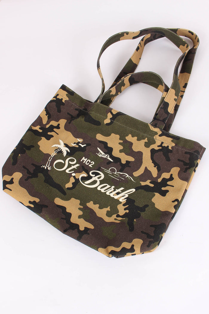 Essential Bag Canvas Militare-5
