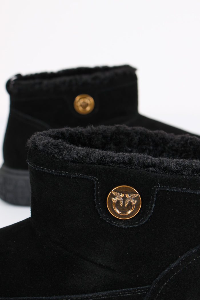 Yoko Mid Sneakers Suede Black-4