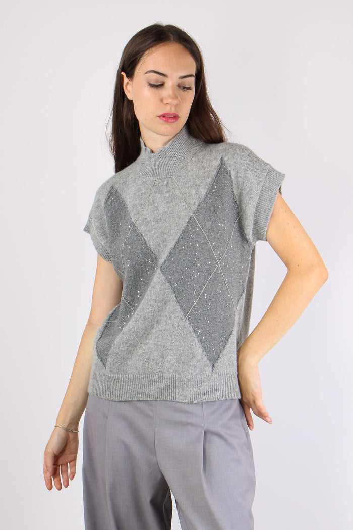 Gilet Rombi Grigio