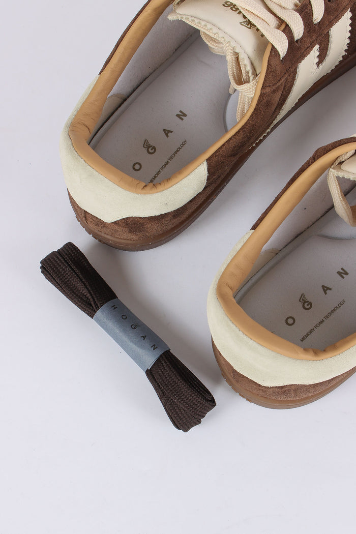 Sneakers Cool Allacciato H Moro/bianco-4
