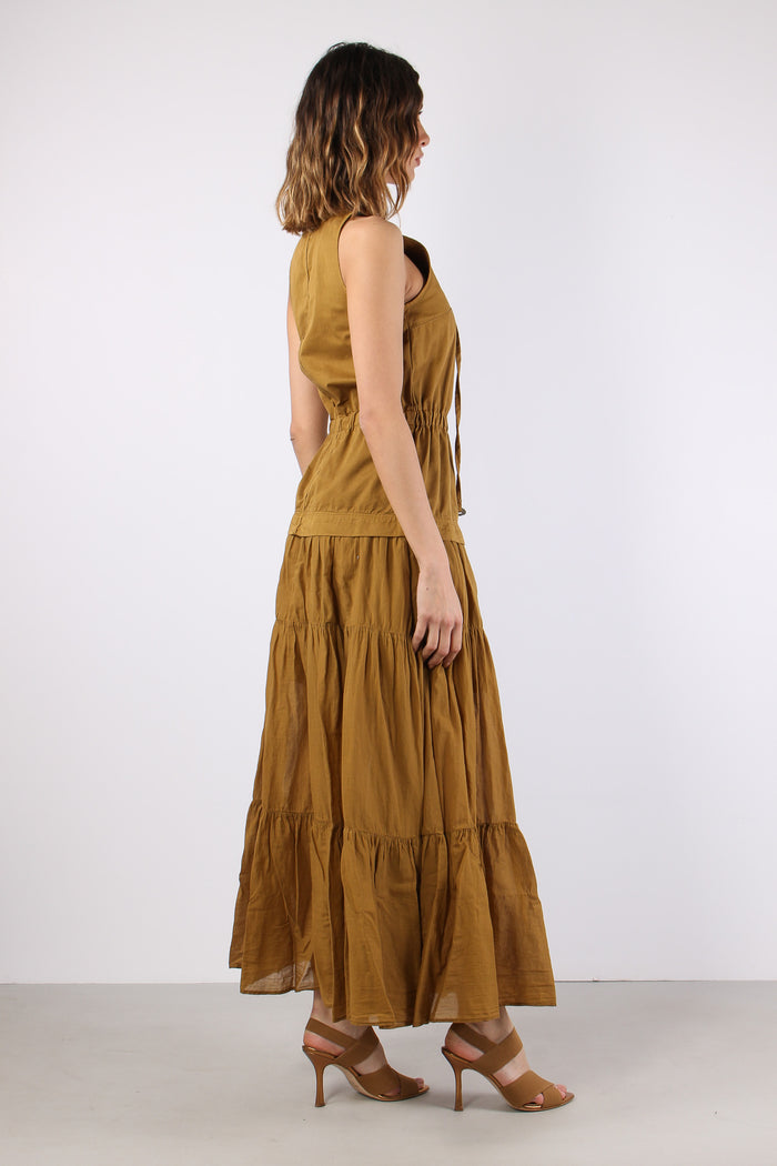 Casarsa Abito Voile Gabardina Bronzo-9
