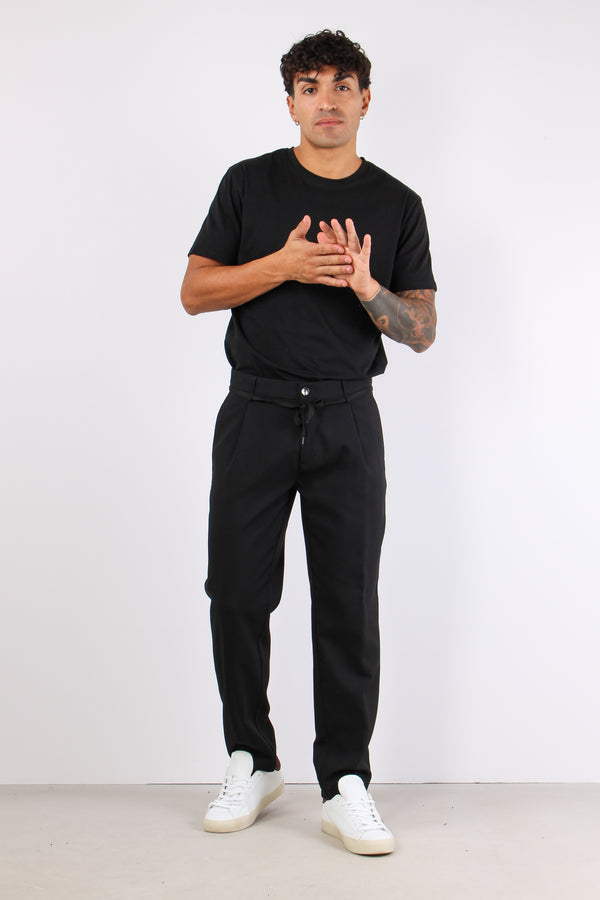 Batteria Pantalone Laccio Nero