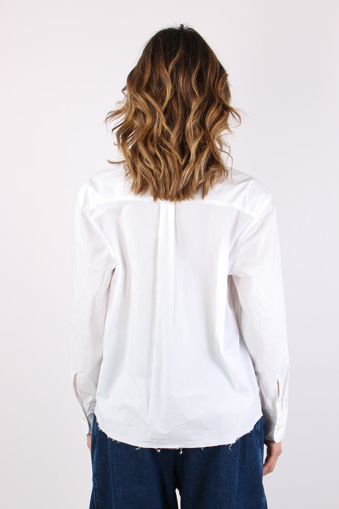 Camicia M/l Taglio Vivo White-4