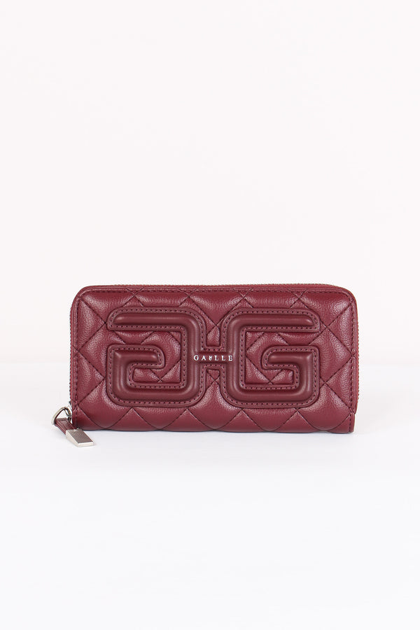 Zip Around Matelasse Double G Mosto