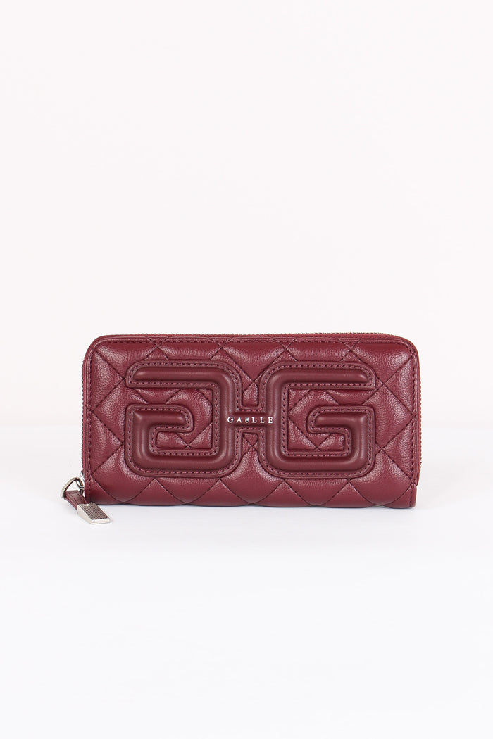 Zip Around Matelasse Double G Mosto