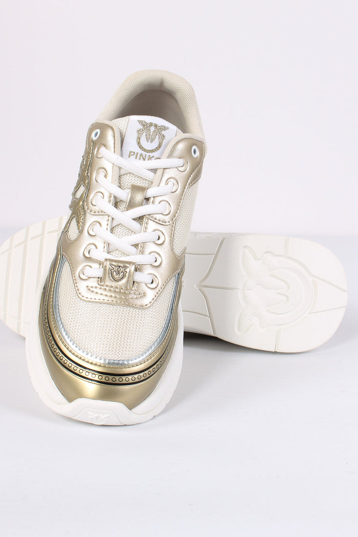 Glammy 04 Sneaker Metalizzat Mesh Gold-4