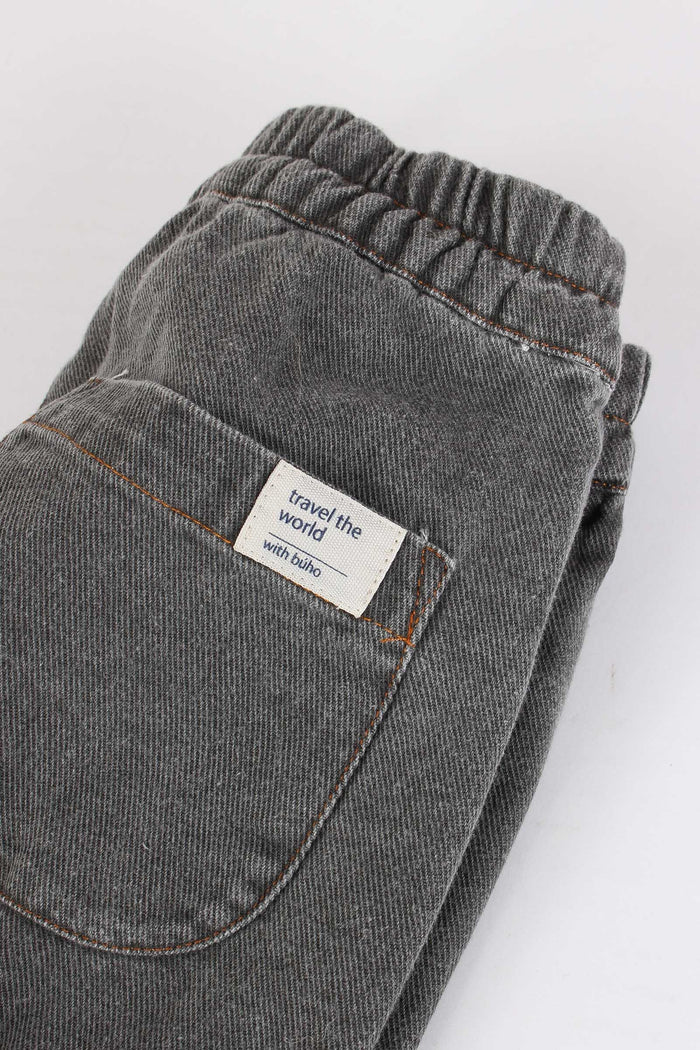 Pantalone Denim Ampio Grey Denim-3