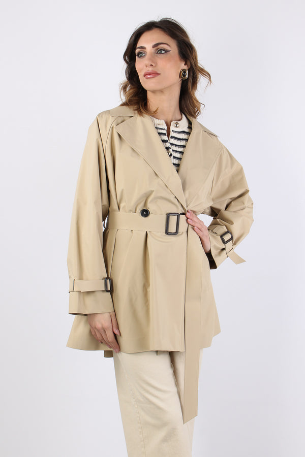 Wkdovatta Trench Medio Beige