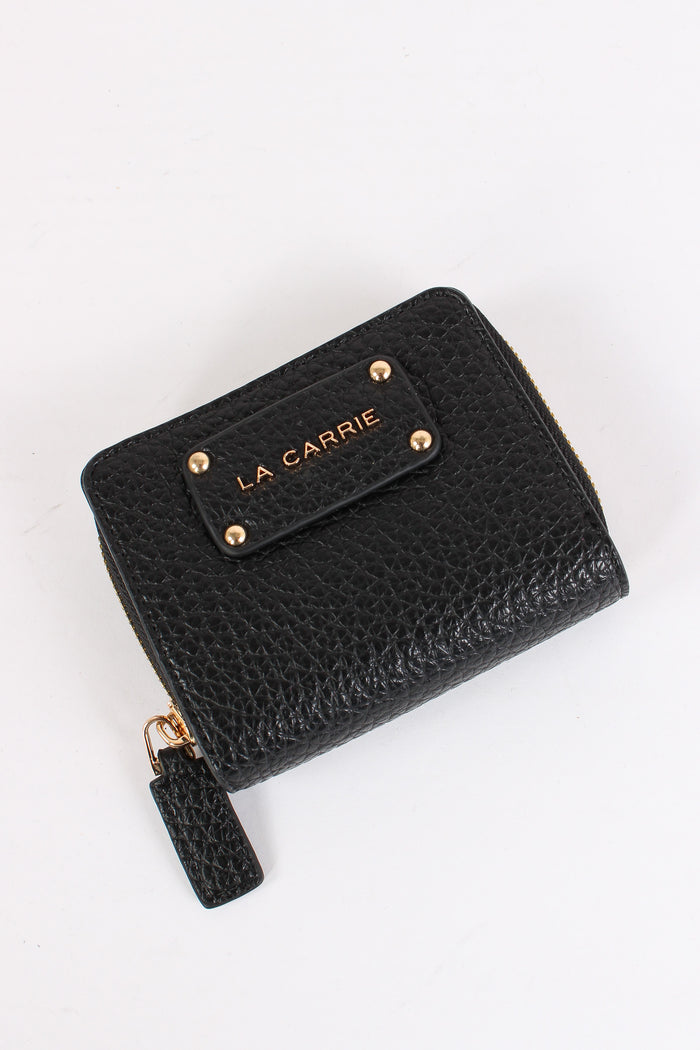 Portafoglio Piccolo Zip Black-4