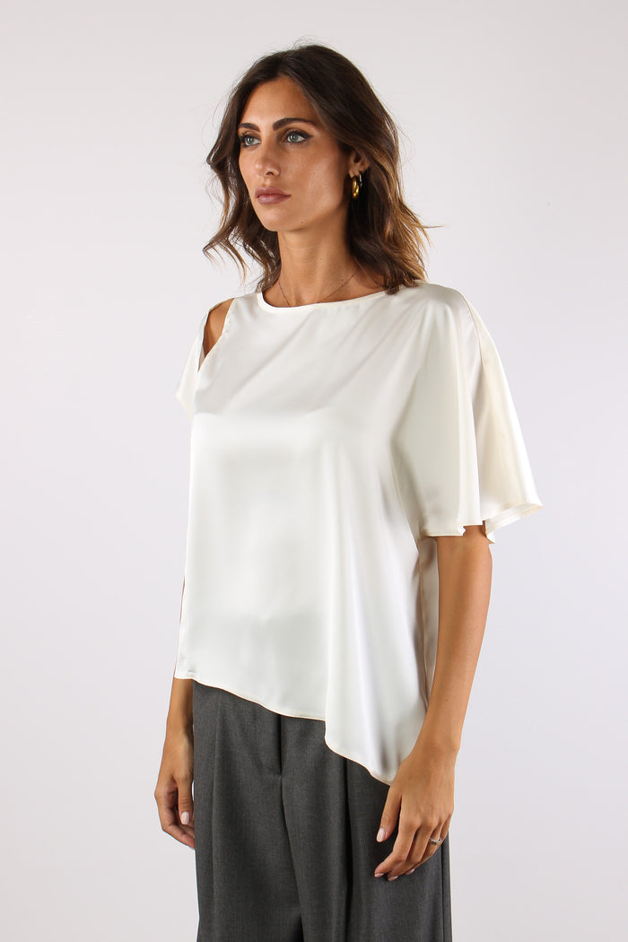 Blusa Oblo Spalla Panna-3