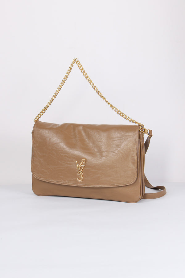 Louise Maxi Pochette Logo Taupe-2