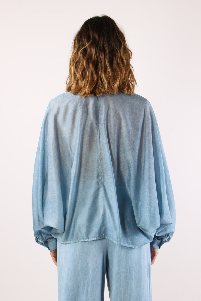 Camicia Over M/l Denim-4