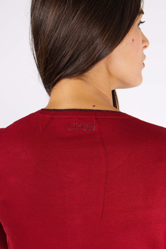 Cardigan Viscosa Profilo Lurex Pepper-10