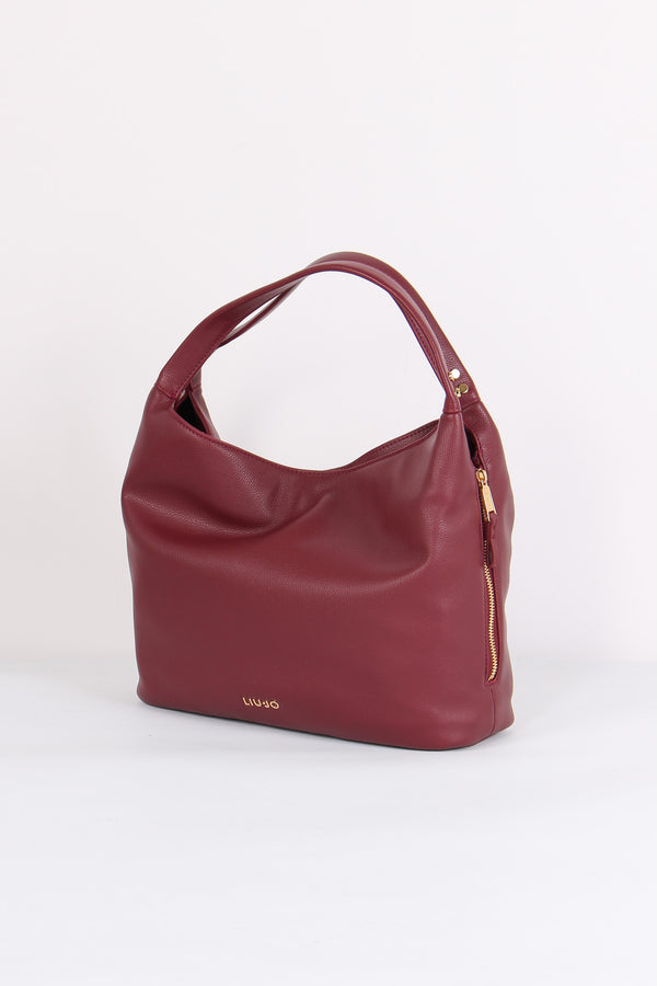 Hobo Maxi 2 Manici Zip Red Wine-2