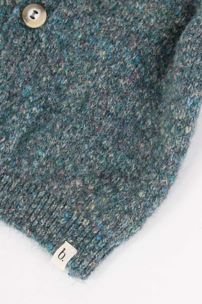Cardigan Melange Alpine Green-4