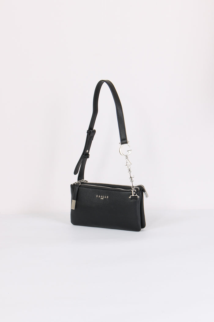 Mini Busta Tracolla Catena Nero-3