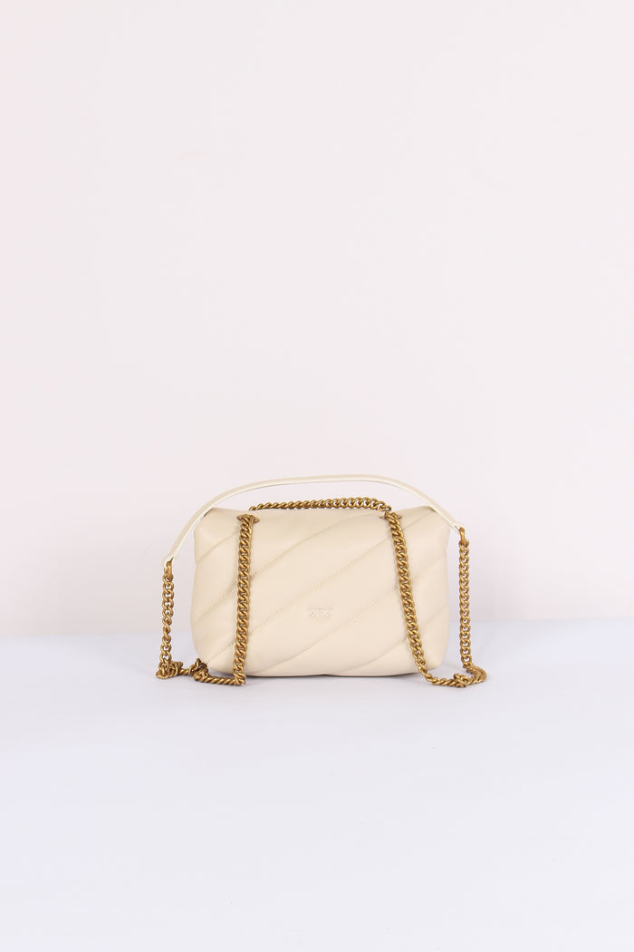 Tracolla Mini Love Puff Bianco-3
