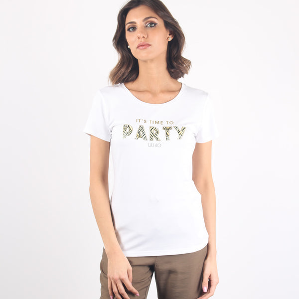 T-shirt Basica Mc Bianco/party-2