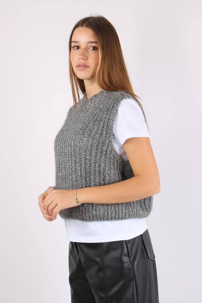 Gilet Mohair Paillettes Perla-4