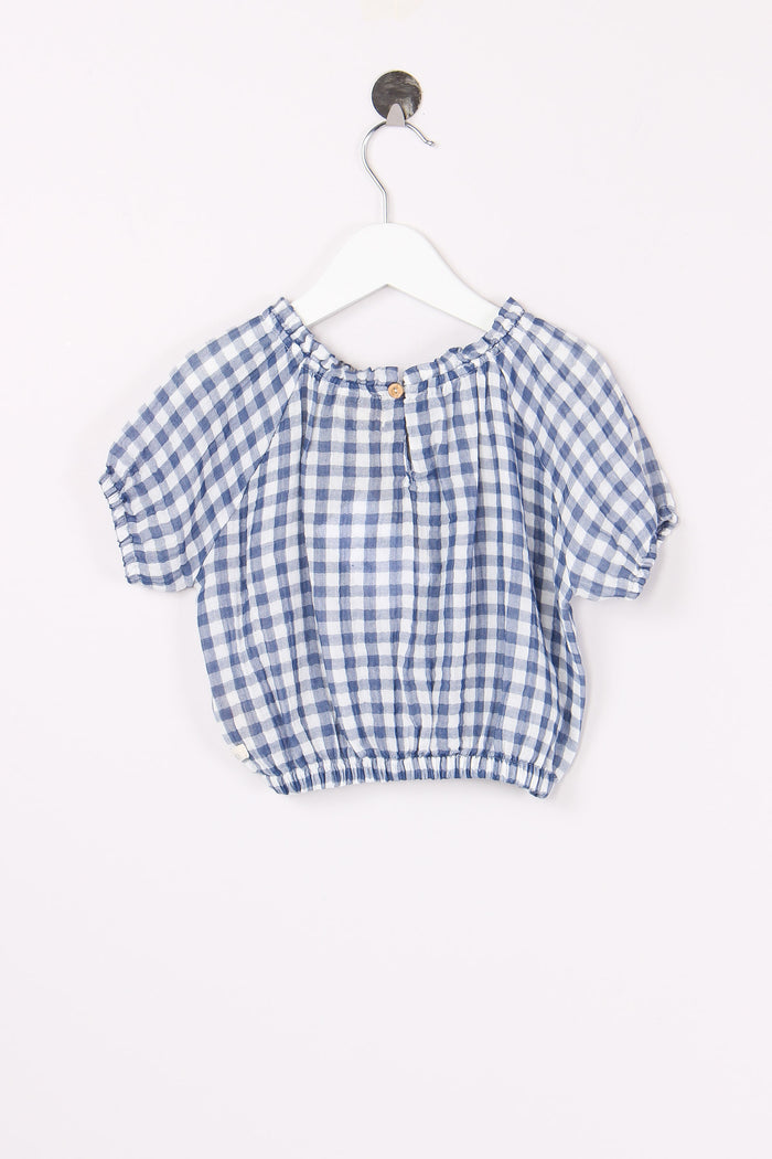 Blusa Vichy Blue Stone-2