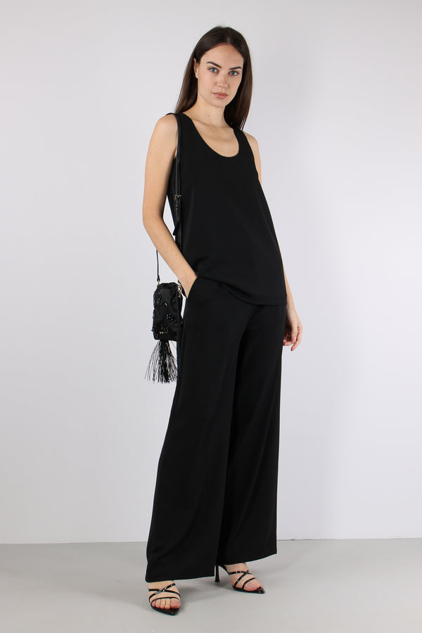 Pantalone Viscosa Tasche Nero